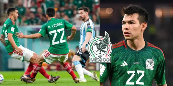 Lionel Messi tuvo un gesto sorpresivo con Hirving Lozano después del partido