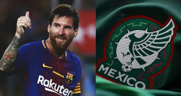 Lionel Messi y el único futbolista mexicano que vale la pena y puede ser considerado el mejor para el argentino.