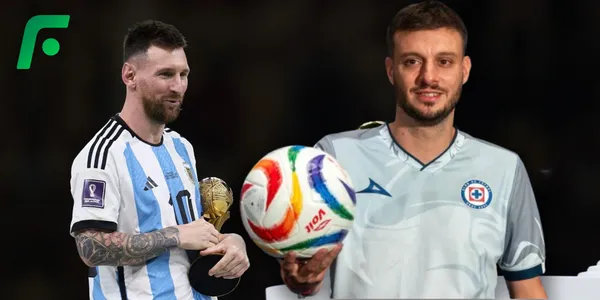 Lionel Messi y Martín Anselmi (Fuente: MEXSPORT)