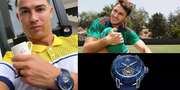 Lo que cuesta el reloj de Santiago Giménez a diferencia del de Cristiano Ronaldo