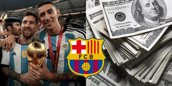 Lo que ganaría Ángel Dí Maria en caso de llegar al Barcelona junto a Lionel Messi
