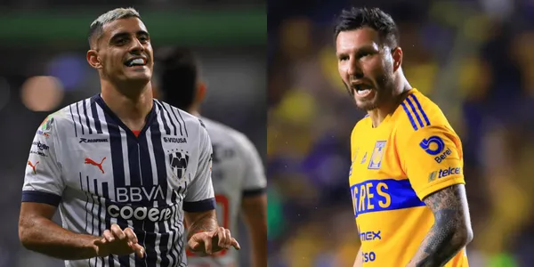 Lo que hizo André-Pierre Gignac tras recibir dos bofetadas de Germán Berterame en la semifinal entre Rayados y Tigres