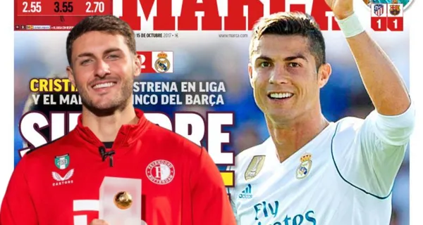 Lo que señala el medio deportivo más influyente de la capital española en su sitio web, sobre Santiago Giménez.