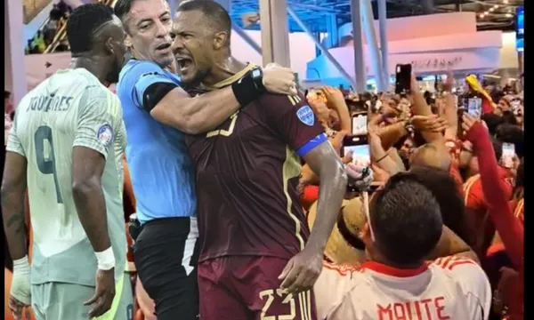 Los aficionados de Venezuela se desquitaron, le cantaron cielito lindo a los aficionados mexicanos.