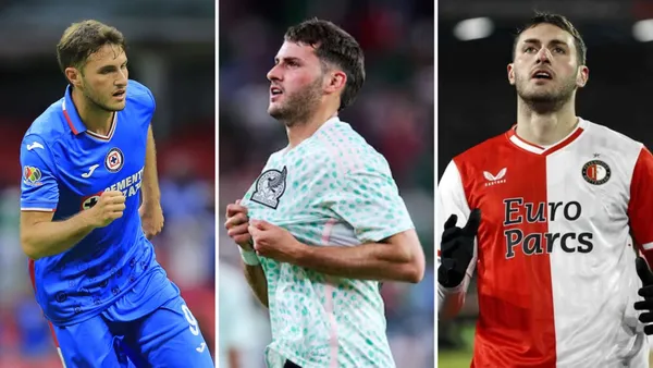 Los diferentes equipos de Santiago Giménez a lo largo de su carrera (Foto: Mexsport)