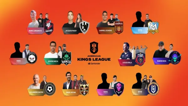 Los equipos y entrenadores de la Kings League