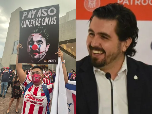 Los grupos de animación del Guadalajara quieren a Vergara fuera de Chivas.