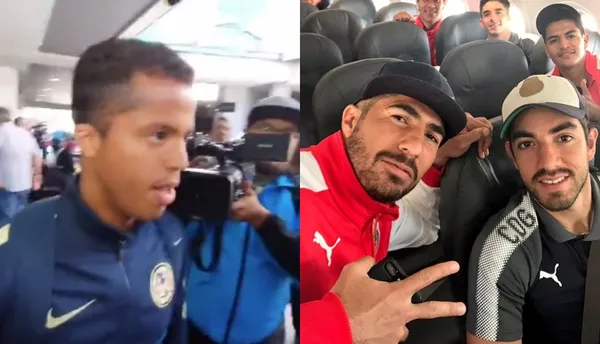 Los medios de comunicación reciben al club