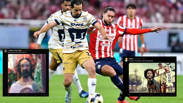 Los memes ganan en el Chivas vs Pumas / Foto: Especial