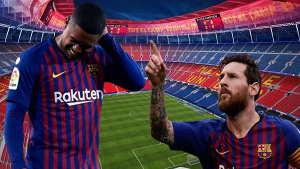 Los ojos de los hinchas se posaron en la reacción de Lionel Messi con su colega brasilero, Malcolm