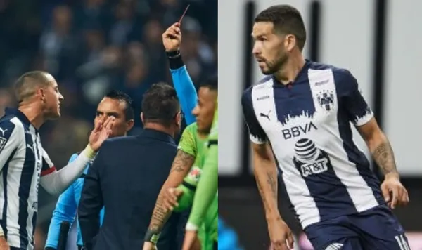 Los Rayados terminaron el primer tiempo algo nerviosos y reclamando airadamente al árbitro.
