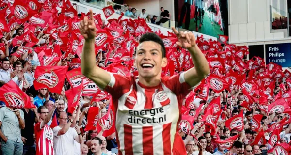 Los seguidores del cuadro de Eindhoven prepararon una bienvenida especial para el ‘Chucky’.