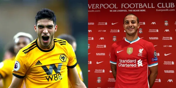 Los Wolves han fijado una alta cláusula de salida por Raúl Jiménez pero mira en cuanto se vendió al Liverpool a Thiago Alcántara.