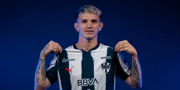 Luca Orellano fue presentado como nuevo fichaje de Rayados