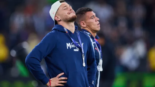 Lucas Ocampos tras perder la final con Rayados ante América