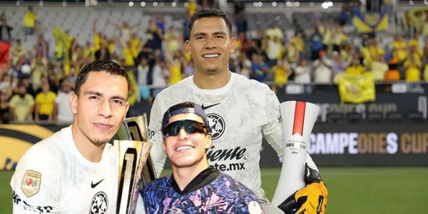 Luis Ángel Malagón festjando el título de la Campeones Cup (Foto: Instagram)