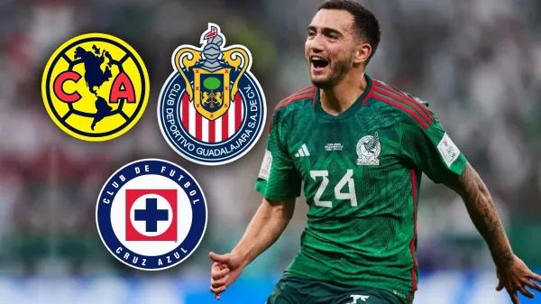 Luis Chávez durante el Mundial de Qatar 2022