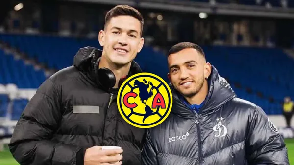 Luis Chávez y César Montes (Foto: Récord)