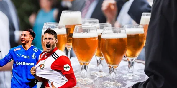 Luis Chávez y Santiago Giménez junto a unas copas de cerveza / FOTO YouTube