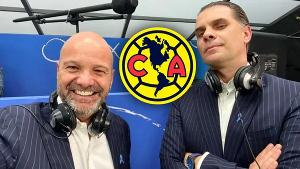 Luis García y Christian Martinoli (Foto: TV Azteca)