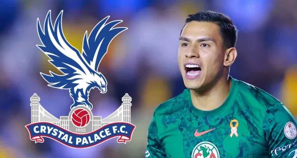 Luis Malagón festeja gol que realiza el club América (Fuente: Mexsports)