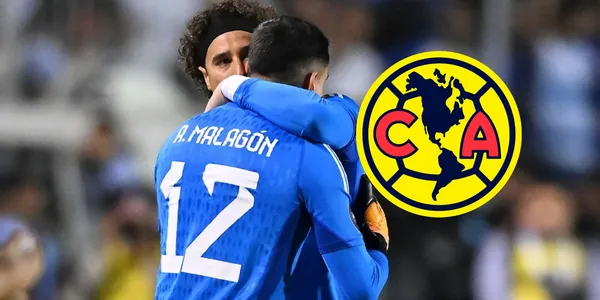 Luis Malagón y Guillermo Ochoa con la selección mexicana (Fuente: Diario Marca)