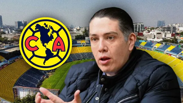 Luis Mendoza y estadio Azulcrema