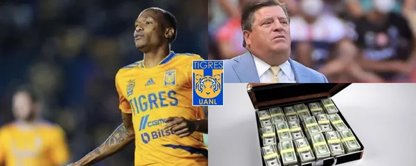 Luis Quiñones continúa siendo titular en Tigres aunque su rendimiento sigue por debajo de lo esperado, todo por 60 millones de pesos.