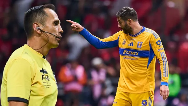 Luis Santander y André-Pierre Gignac