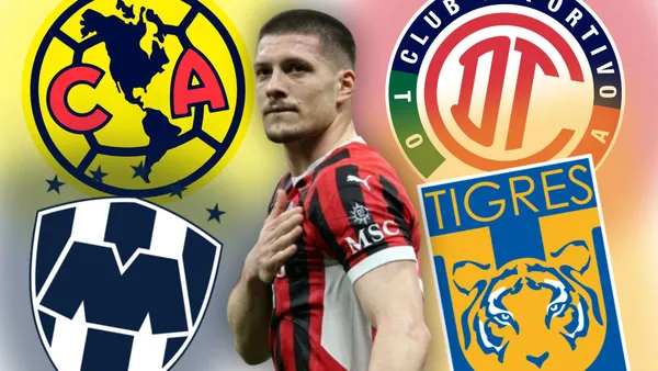 Luka Jovic en el AC Milan