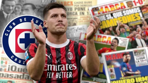 Luka Jovic en el AC Milan (Foto: Cadena SER)