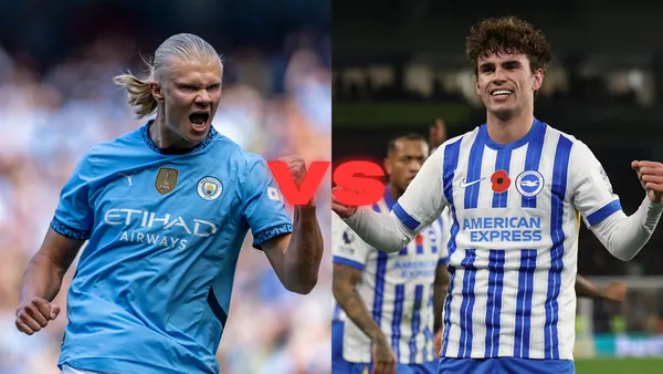 Manchester City vs Brighton | Fotos: @ManCity y @OfficialBHAFC