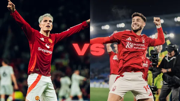 Manchester United vs. Nottingham Forest | Fotos: @ManUtd_ID y @NFFC