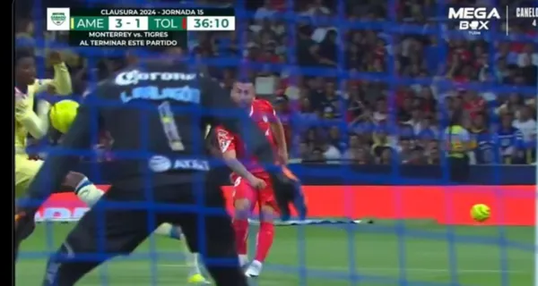 Mano penal dentro del área a favor de Toluca, no fue sancionada por el VAR / TUDN