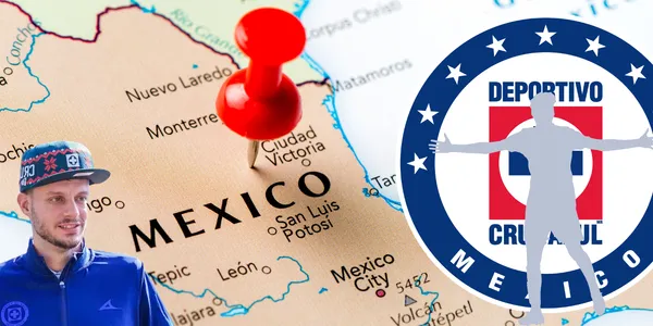 Mapa de México con pin. Tomado de: Canva.