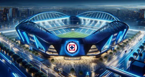 Maqueta del estadio del combinado de Cruz Azul (Fuente: La Máquina Celeste)