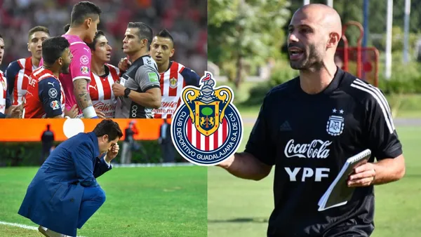 Marcelo Michel Leaño está en la cuerda floja en Chivas y Javier Mascherano sería su reemplazo, de llegar el argentino tres jugadores se despedirían del Rebaño