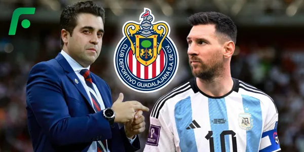 Marcelo Michel Leaño y Lionel Messi (Fuente: MEXSPORT)