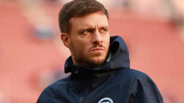 Martín Anselmi con Cruz Azul / Héctor Vivas/Getty Images