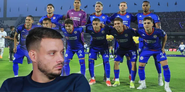 Martín Anselmi durante el partido de Pumas vs. Cruz Azul / Foto: Getty Images