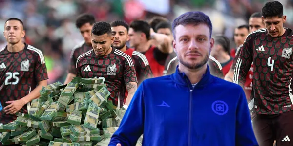 Martín Anselmi durante su llegada a Cruz Azul