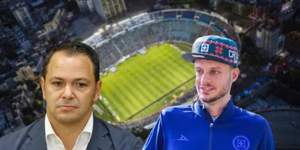 Martín Anselmi durante su presentación con Cruz Azul (Fuente: IMAGO7)