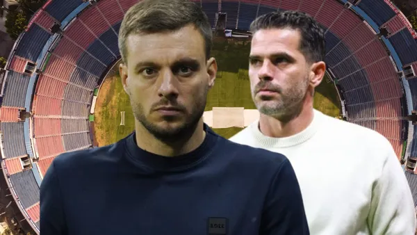 Martín Anselmi y Fernando Gago/ Foto: Luis Estrello / Mexsport