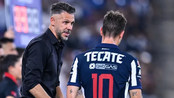 Martín Demichelis y Sergio Canales en Rayados (Foto: MEXSPORT)