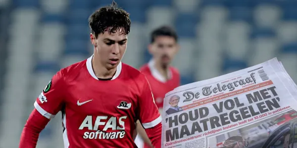 Mateo Chávez participó en el triunfo del AZ Alkmaar sobre el Drita en Conference League
