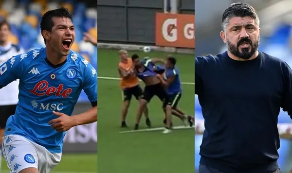 Medios de Italia señalan que hubo una gresca fuerte y que el camerino de Napoli está dividido. Todo se dio por los insultos de Gattuso hacia los jugadores.