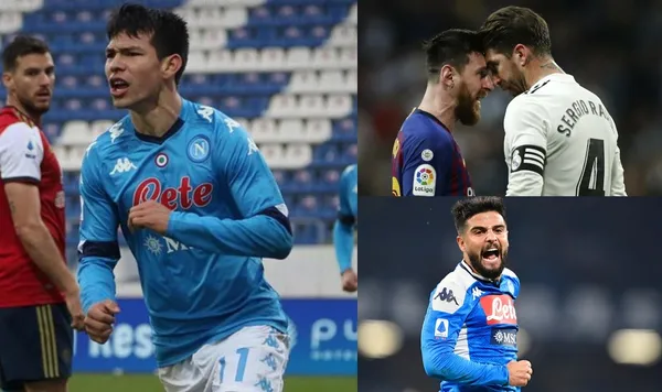 Medios italianos reportan la bronca que hubo entre Hirving Lozano y Lorenzo Insigne, todo por cómo el DT del Napoli puso y luego sacó al mexicano.