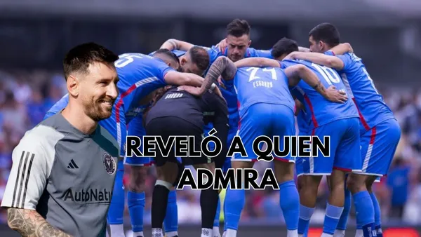 Messi reveló al jugador de Cruz Azul que admira