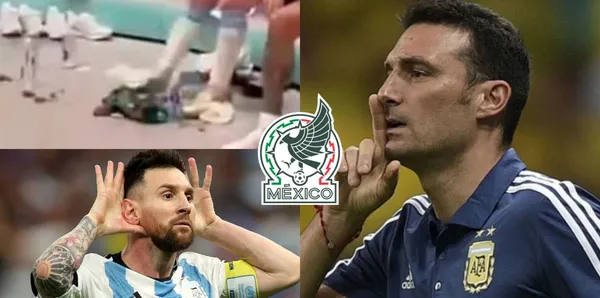 México quedó eliminado del mundial pero en Argentina le siguen faltando el respeto al Tri a horas de la semifinal del mundial.