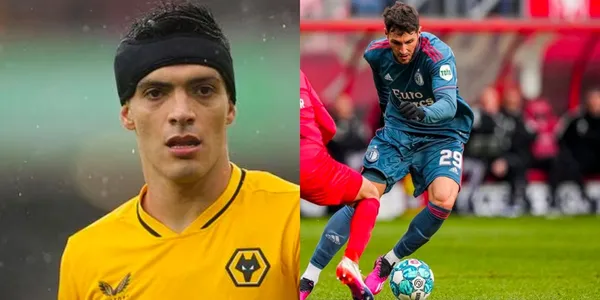 Mientras a Raúl Jiménez no lo quieren en Inglaterra, así fue el gol de Santi Giménez con el Feyenoord